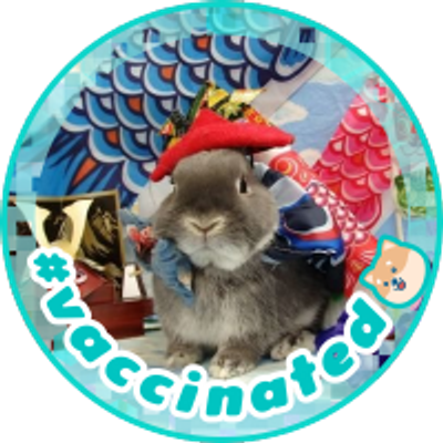 🐰もぐもぐ🧢🐰 💉＊6済(PPMMPP)