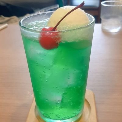 メロンソーダ☕