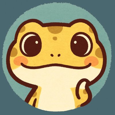 夜行性🦎ゲッコーちゃん。