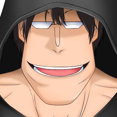 黒パーカーの"くま"