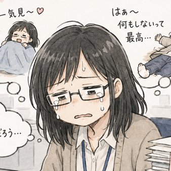限界OL田中｜仕事終わりのアニメ部