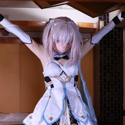 こみこ♂のコスプレ〇〇丼ぶっかけ汁だく特盛り竿付 Anime Kigurumi Crossdresser SM Cosplay (こみこ♂)